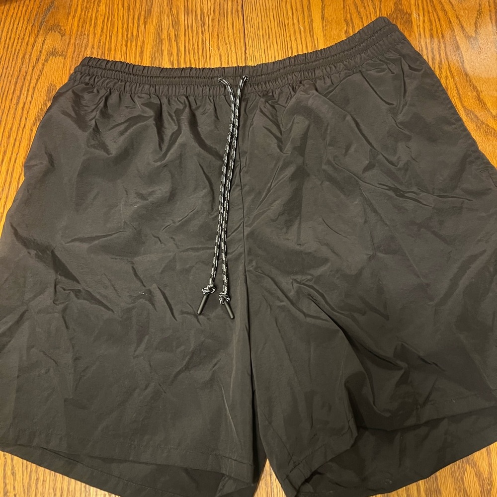 Black Drawstring Shorts